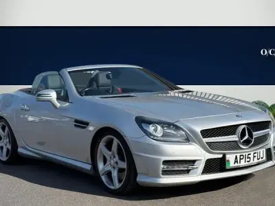 Gebraucht Mercedes SLK250 AMG 2015 Silber Cabrio