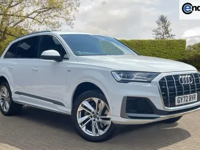 Used Audi Q7 S-Line 340 HP (250 kW) 2022 White SUV