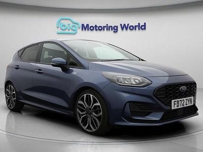 Used Ford Fiesta ST-Line X 125 HP (91 kW) 2023 Blue Hatchback