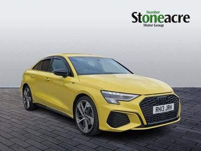 Yellow Used 2024 Audi A3 Black Edition Sedan | £26,495 (Fair price)