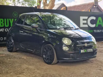 Used Fiat 500 S 85 HP (62 kW) 2012 Black Hatchback