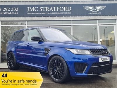 used Land Rover Range Rover Sport 5.0 V8 SVR SUV 5dr Petrol Auto 4WD Euro 6 (s/s) (550 ps) (Pan Roof | HUD | Deployable Steps | Soft Close ++)