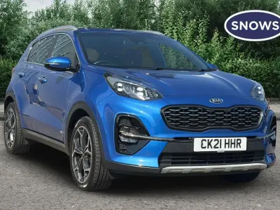 Used Kia Sportage GT-Line 180 HP (132 kW) 2021 Blue SUV