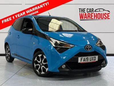 Used Toyota Aygo Trend 72 HP (52 kW) 2019 Blue Hatchback
