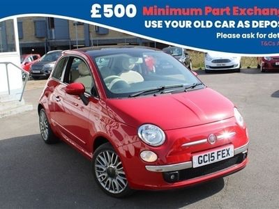 used Fiat 500 1.2 Lounge 3dr [Start Stop]