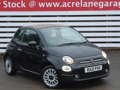 Used Fiat 500 Lounge 2021 Black Cabriolet