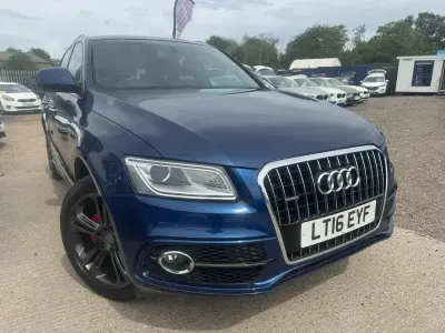 Used Audi Q5 S-line plus 230 HP (169 kW) 2016 Blue SUV