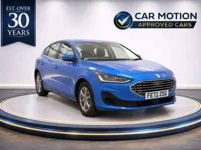 Second-hand Ford Focus Style 120 CP (88 kW) 2022 Albastru Hatchback