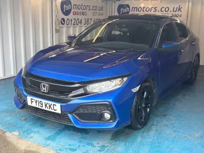 Used Honda Civic EX 126 HP (92 kW) 2019 Blue Hatchback