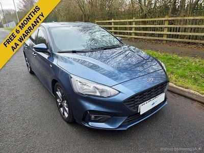 Used Ford Focus ST-Line 120 HP (88 kW) 2019 Blue Hatchback
