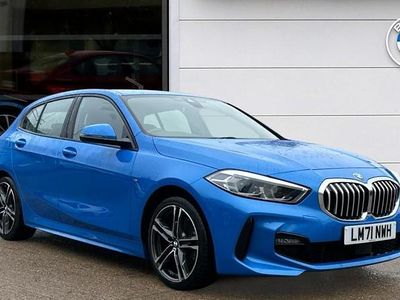 Used BMW 118 M Sport 134 HP (98 kW) 2021 Blue Hatchback