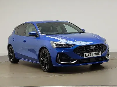Used Ford Focus ST-Line 120 HP (88 kW) 2022 Blue Hatchback