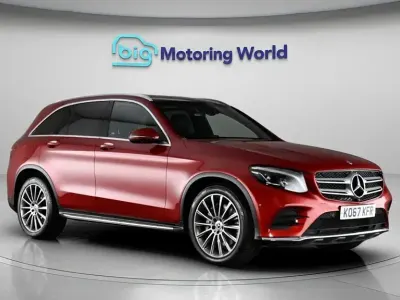 Używany Mercedes GLC350 AMG line 258 KM (189 kW) 2018 Czerwony SUV