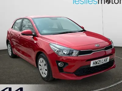 Used Kia Rio 84 HP (61 kW) 2021 Red Hatchback