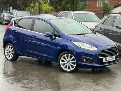 Blue Used 2015 Ford Fiesta Titanium Hatchback | £5,495 (Fair price)