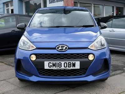 Used Hyundai i10 GO! 65 HP (47 kW) 2018 Blue Hatchback