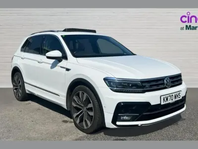 Used VW Tiguan R-line 150 HP (110 kW) 2020 White SUV