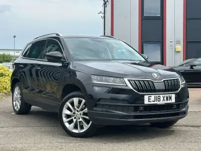 Used Skoda Karoq SE L 150 HP (110 kW) 2018 Black SUV