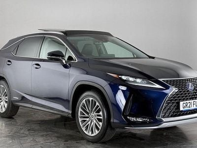 Blue Used 2021 Lexus RX450h SUV | £29,050 (A bit pricey)
