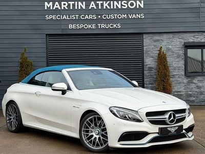 Used Mercedes C63 AMG Premium 2017 Designo cashmere white magno Cabriolet