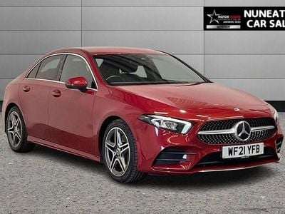 Red Used 2021 Mercedes A220 AMG line Sedan | £18,650 (Fair price)