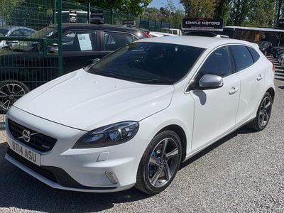 Used Volvo V40 R-Design 2014 White Hatchback
