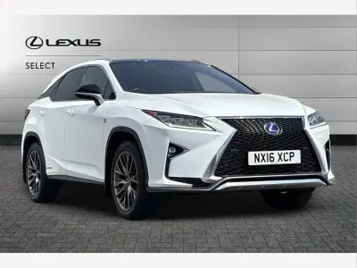 Used Lexus RX450h Sport Line 308 HP (226 kW) 2016 White SUV