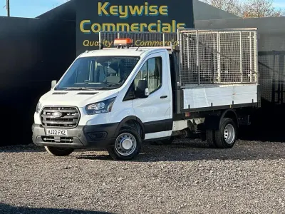 Used Ford Transit 130 HP (95 kW) 2022 White Cabriolet