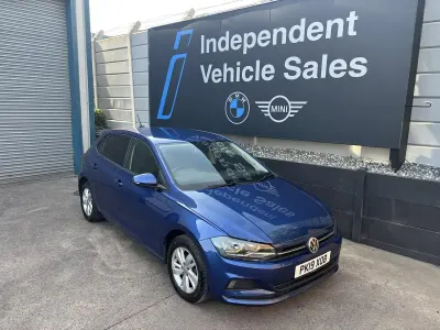 Used VW Polo Edition 65 HP (47 kW) 2019 Blue Hatchback