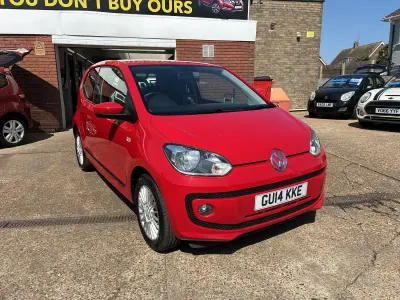 Used VW up! high up! 75 HP (55 kW) 2014 Red Hatchback