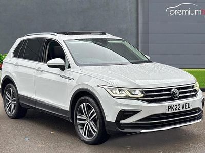 White Used 2022 VW Tiguan Elegance SUV | £21,999 (Good price)