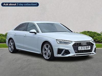 Used Audi A4 S-Line 150 HP (110 kW) 2022 White Sedan