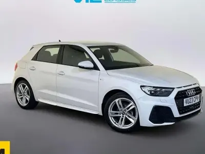 Used Audi A1 Sportback S-Line 95 HP (69 kW) 2023 White Hatchback