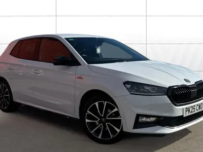 Used Skoda Fabia Monte Carlo 116 HP (85 kW) 2025 White Hatchback