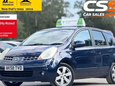 Used Nissan Note Tekna 110 HP (80 kW) 2009 Blue Hatchback