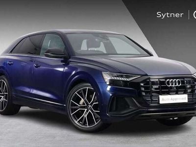 Used Audi Q8 Black Edition 282 HP (207 kW) 2021 Blue SUV