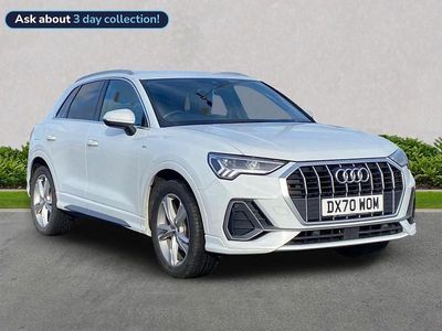 Used Audi Q3 S-Line 150 HP (110 kW) 2021 White SUV
