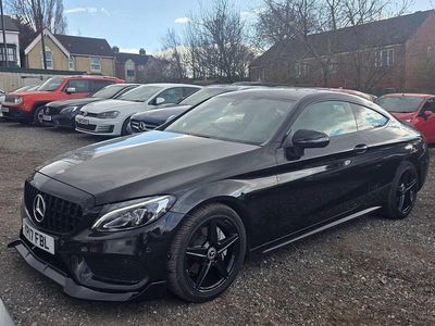Used Mercedes C220 AMG line 2017 Black Coupe