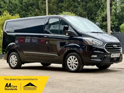 Used Ford Transit Custom Limited 130 HP (95 kW) 2020 Black Van