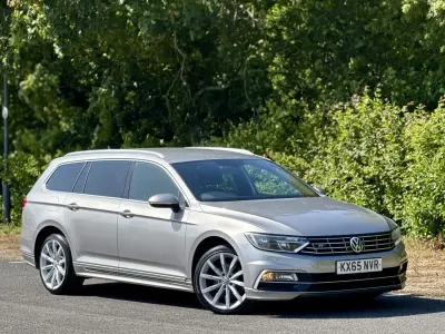 Used VW Passat R-line 150 HP (110 kW) 2015 Silver Estate