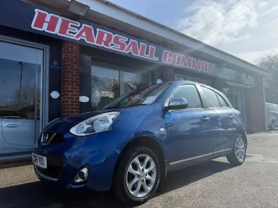 Used Nissan Micra Acenta 80 HP (58 kW) 2015 Blue Hatchback