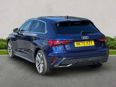 Used Audi A3 S-Line 147 HP (108 kW) 2025 Blue Hatchback