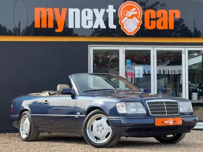 Used Mercedes E220 1997 Blue Cabriolet