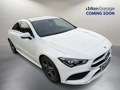 Used Mercedes CLA200 AMG line 163 HP (119 kW) 2020 White Coupe