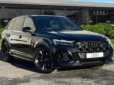 New Audi Q7 Black Edition 2025 Black SUV
