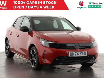 Used Vauxhall Corsa GSe 99 HP (72 kW) 2024 Red Hatchback