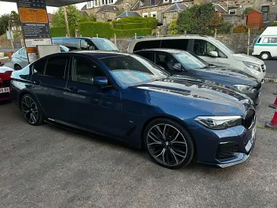 Used BMW 520 M Sport 2021 Blue Sedan