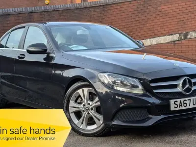 Begagnad Mercedes C220 Executive 2017 Svart Sedan