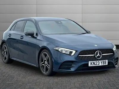 Used Mercedes A180 Executive 136 HP (100 kW) 2023 Blue Hatchback