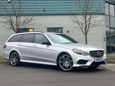 Silver Used 2015 Mercedes E250 AMG Estate | £14,995 (Good price)